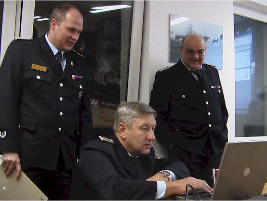 Jahresdienstversammlung 2009  -  Vorbereitung der Technik