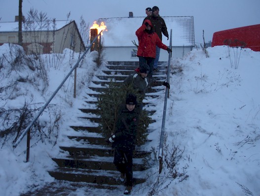 Weihnachtsbaumverbrennen 2010