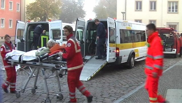 Einweisung der Helfer