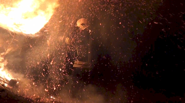 Weihnachtsbaumverbrennen 2012