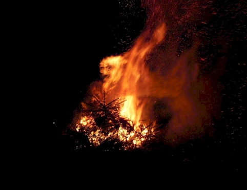 Weihnachtsbaumfeuer 2013