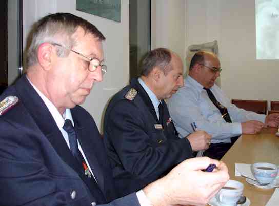 Jahreshauptversammlung in Bornim, das Präsidium