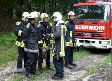 Einweisung durch den Gruppenf&uuml;hrer
