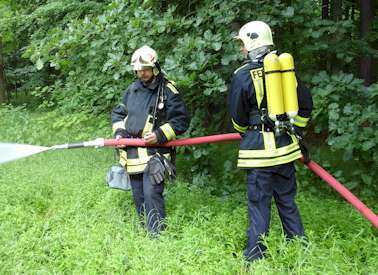 Löschangriff von außen