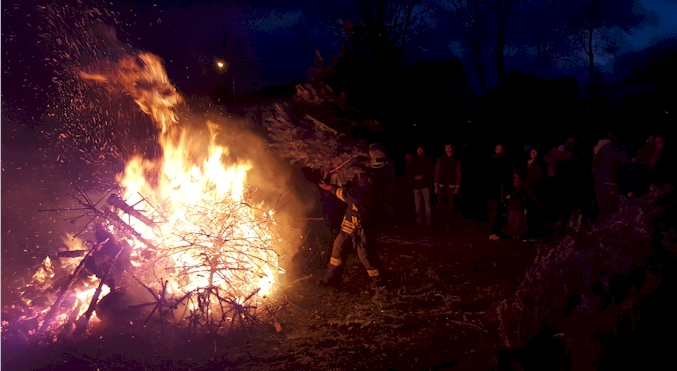 Weihnachtsbaumfeuer 2017